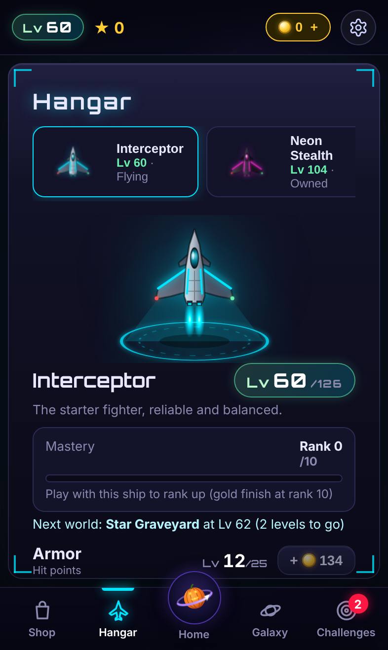 Orbital's hangar