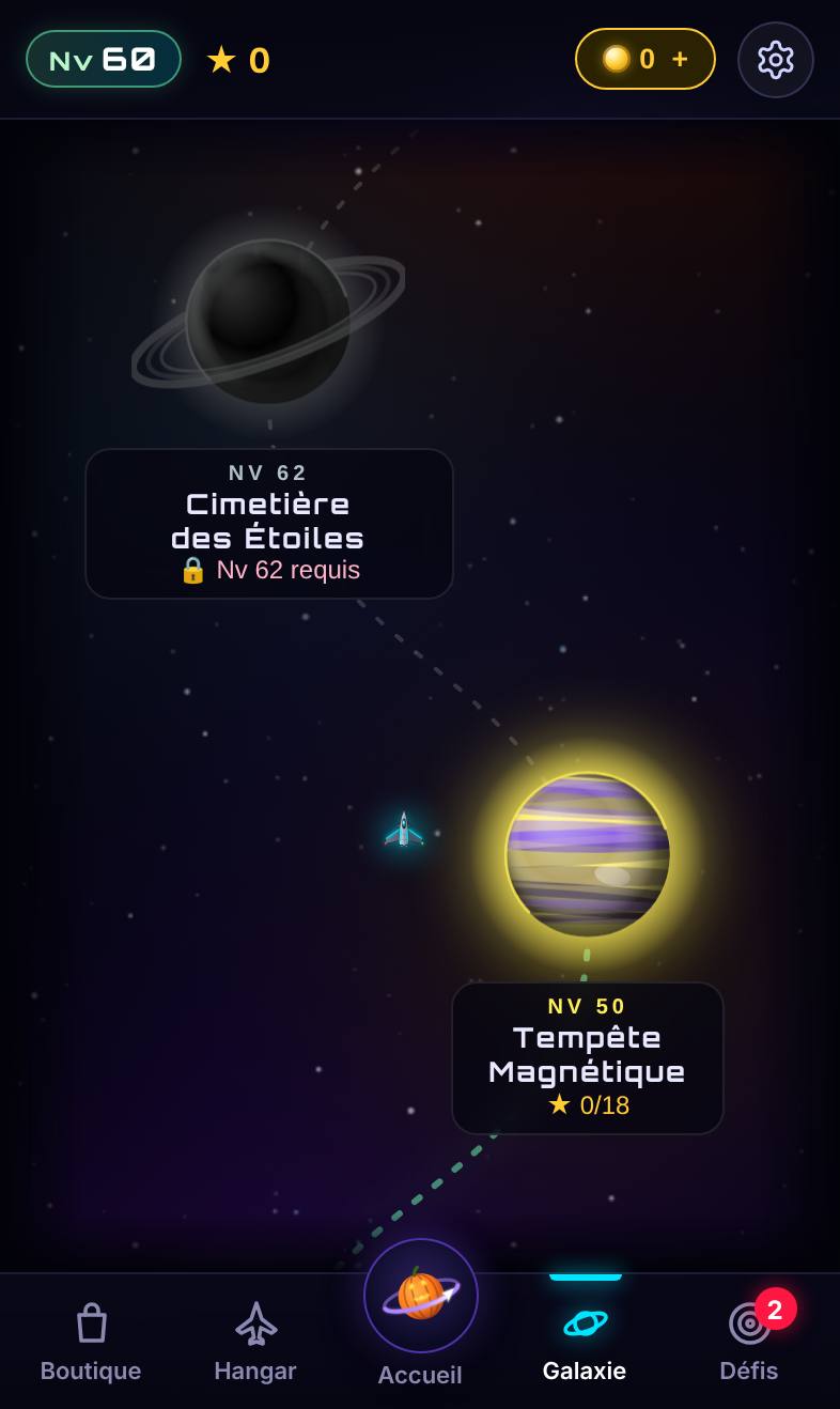La carte galactique