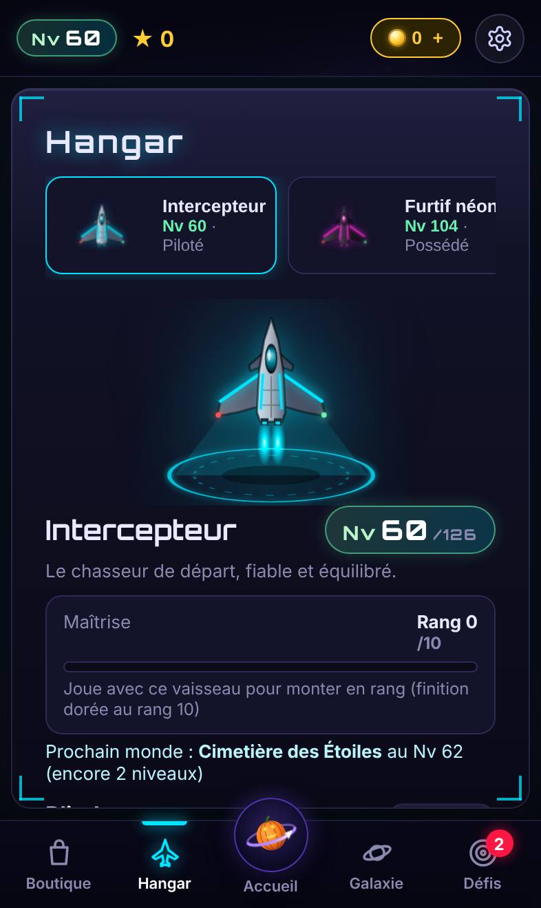 Le hangar d'Orbital