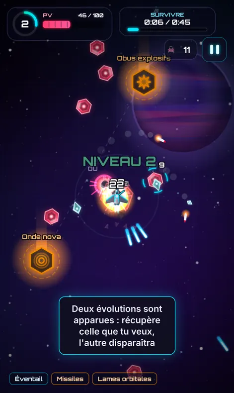 Une mission en cours dans Orbital